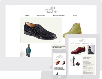 Die Maßschuhmacher - Responsive Website 