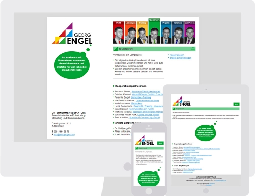 Georg Engel - Responsive Website