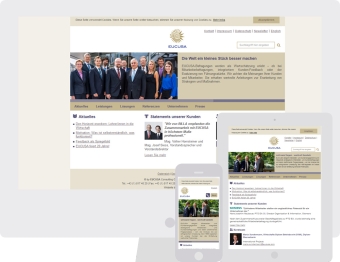 www.eucusa.at – Umstellung auf bestHeads und neues Webdesign